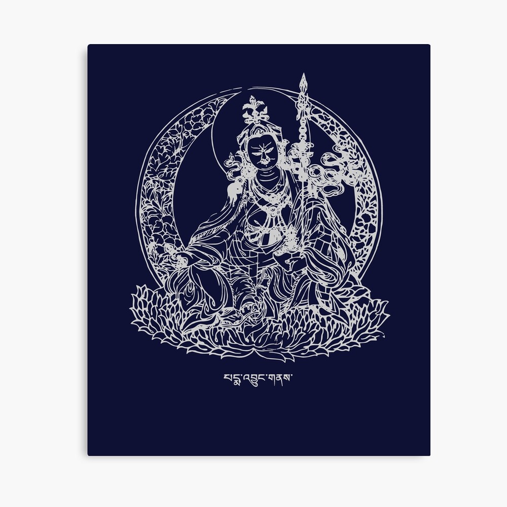 Lamina Fotografica Budismo Vajrayana Yoga Mantra Guru Rinpoche Padmasambhava Buda Budista Tibetano Tibet Design De H44k0n Redbubble