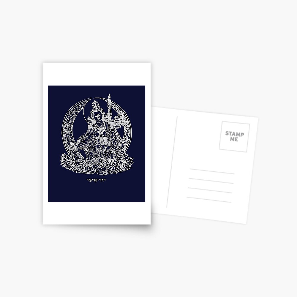 Tarjetas De Felicitacion Budismo Vajrayana Yoga Mantra Guru Rinpoche Padmasambhava Buda Budista Tibetano Tibet Design De H44k0n Redbubble