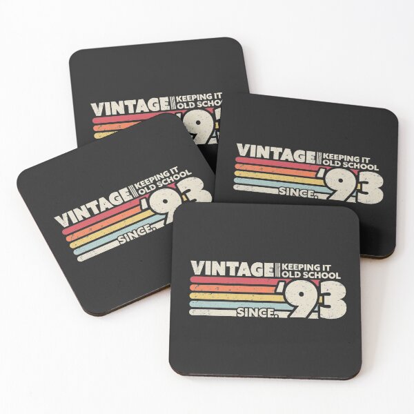 Item preview, 1993 Vintage, Keeping It Old School Since '93 Retro Birthday Print designed and sold by PackAPunch.