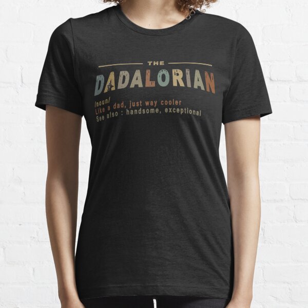 Mourin Shop The Dadalorian This is The Way Fathers Day Retro T-Shirt