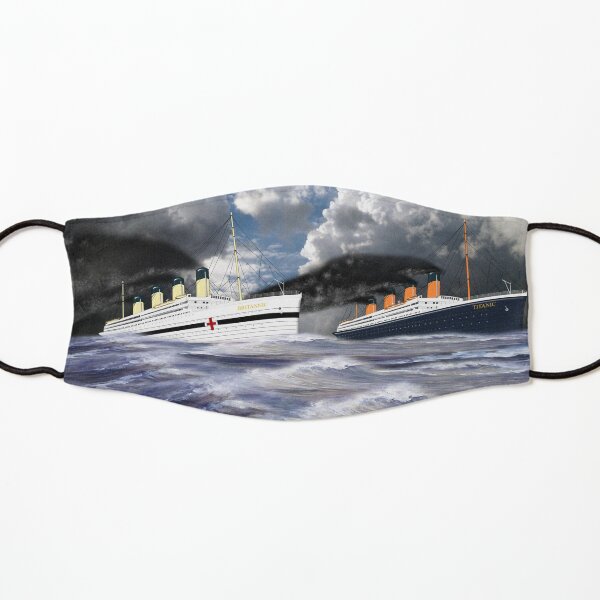 RMS Titanic and her Sister the HMHS Britannic early 20th century Kids Mask