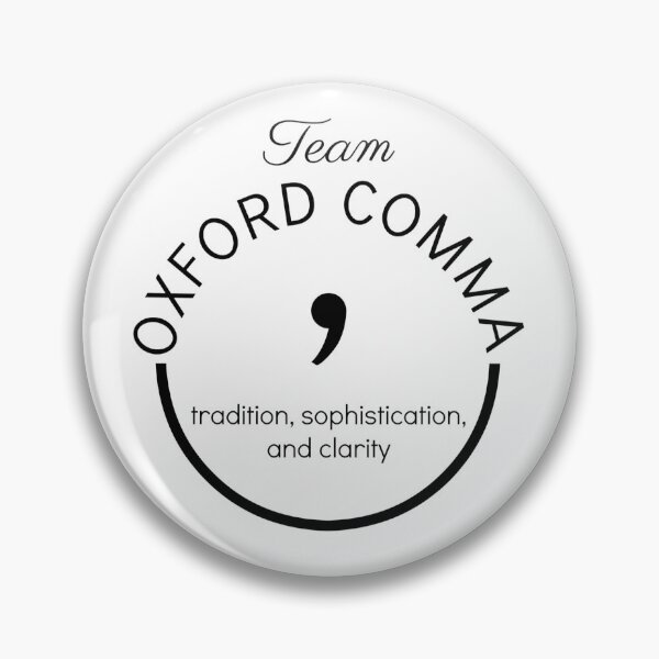 Item preview, Grammar Gift Team Oxford Comma Grammar Police Writer Editor  designed and sold by The Junto Shop.
