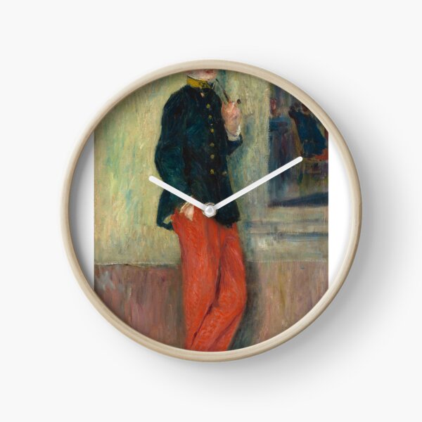 The Young Soldier oil Painting by Auguste Renoir Clock