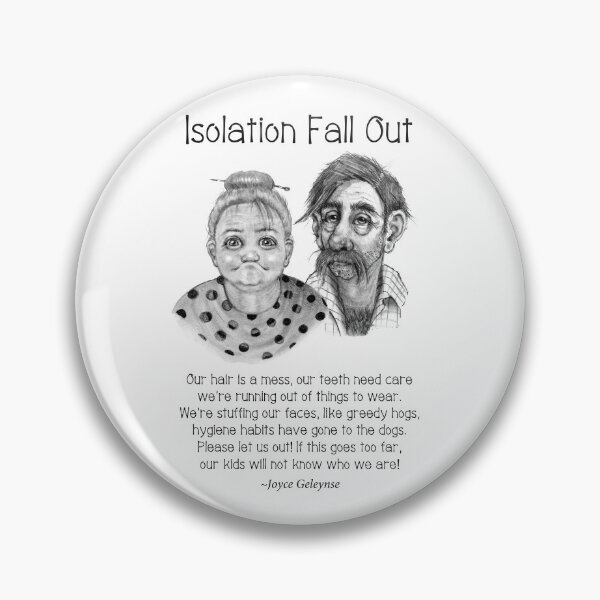 Item preview, Coronavirus Humor, Unkempt Couple, With Funny Poem, Pencil Art, Isolation designed and sold by JoyfulWhimsy.