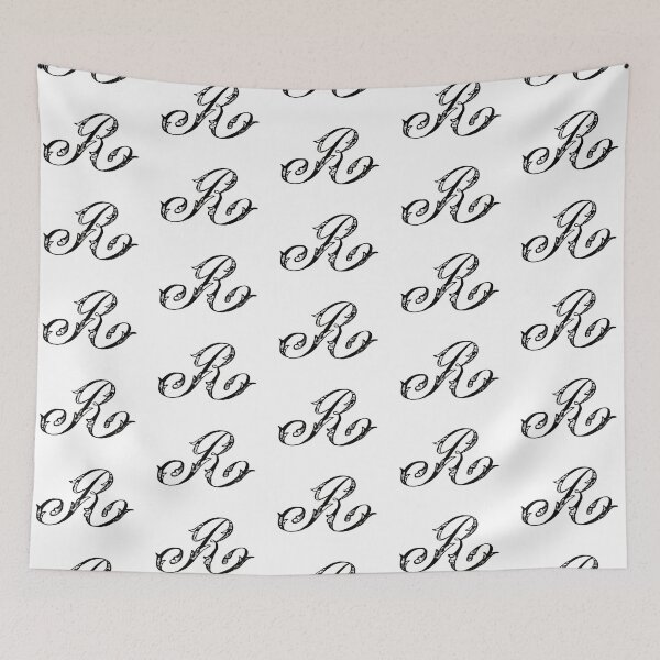 Item preview, Vintage Stylish Black and White Monogram Letter R designed and sold by Vintage-TM.