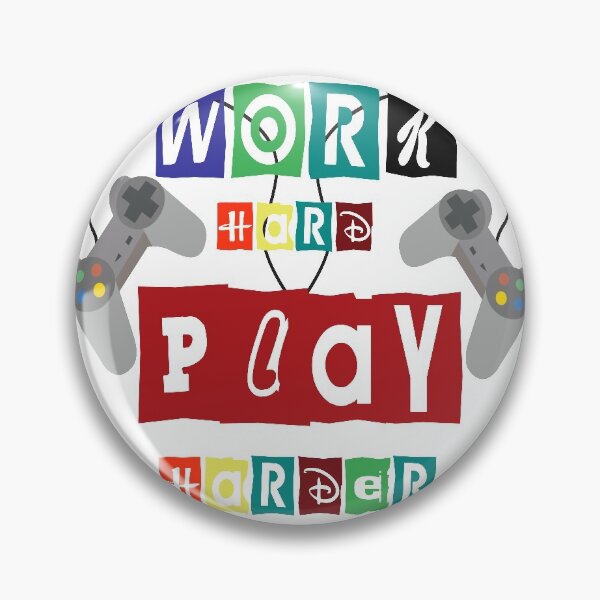 Item preview, work hard play harder designed and sold by CosteO.