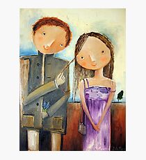 Brush Aside Hair Photographic Print