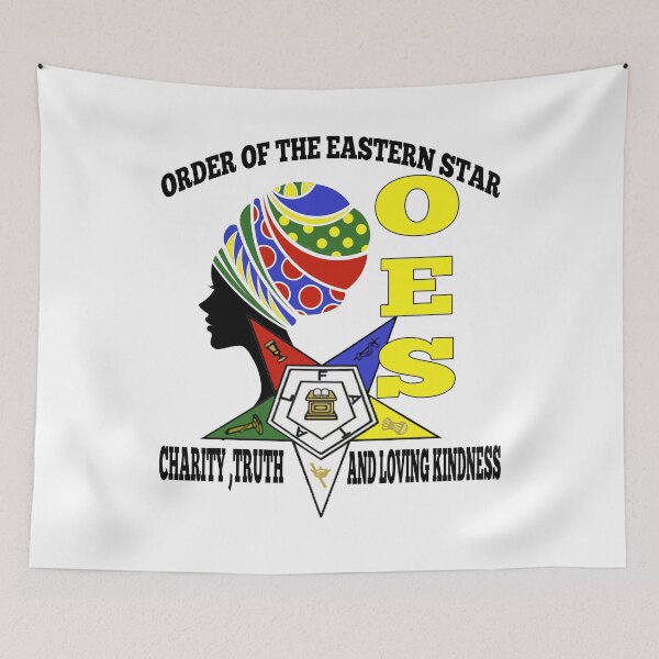 Item preview, OES Style Order Of The Eastern Star Logo Sistar Freemason designed and sold by TopTeeShop.