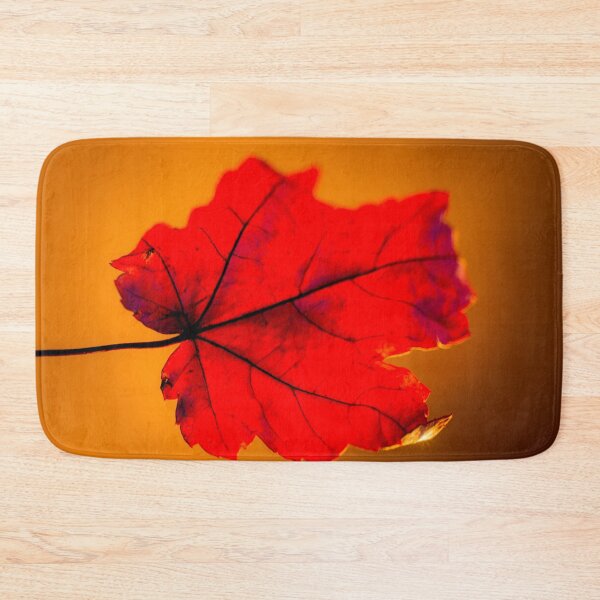 Item preview, Red Autumn Maple Leaf designed and sold by FOLK ART FUSION by heidiannemorris.