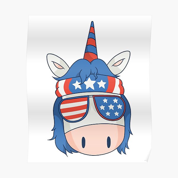 unicorn chef bbq fun is a great gift for chefs and cooking or barbecue lovers Poster