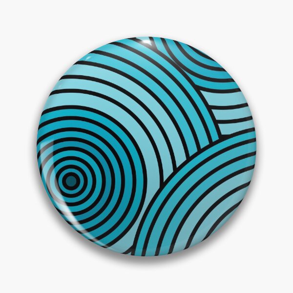 Item preview, Sea-Blue Circle Pattern designed and sold by illustrateme.