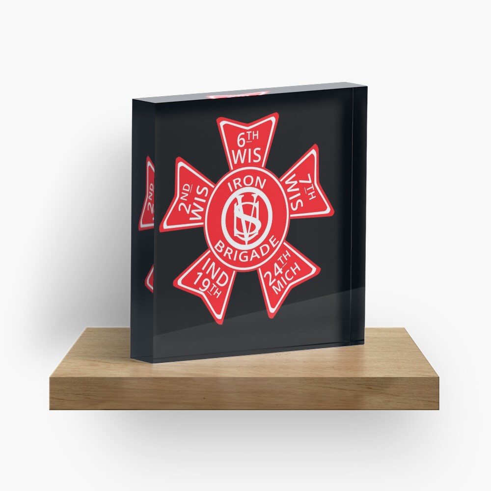 Iron Brigade American US Civil War Acrylic Block