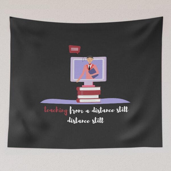 Item preview, Teaching from a Distance Still Making a Difference - Funny Teacher Tshirt designed and sold by Naufaal.