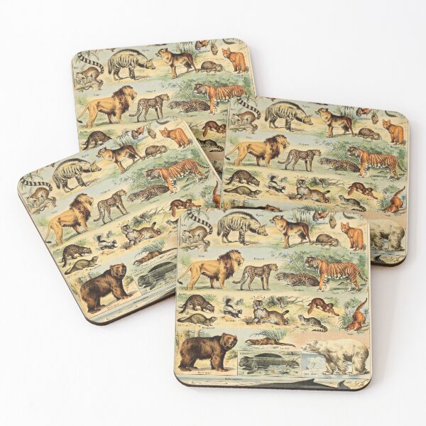 Item preview, Vintage Mammals Illustration Artwork designed and sold by madeinatlantis.