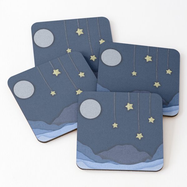 Item preview, Goodnight stars and moon designed and sold by Pickle-Lily.