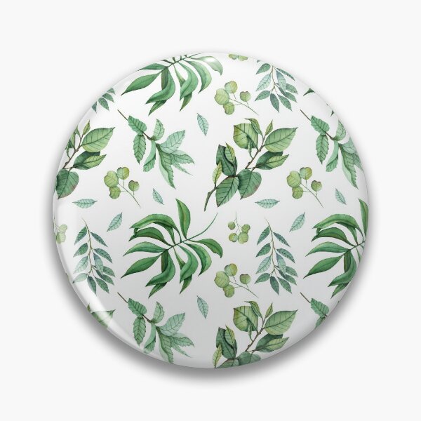 Item preview, Watercolor Green Leaves Botanical Seamless Pattern designed and sold by MysticMagpie.