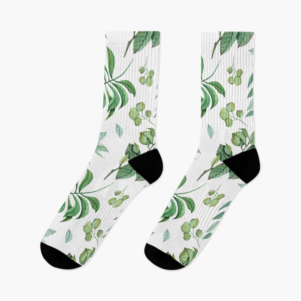 Item preview, Watercolor Green Leaves Botanical Seamless Pattern designed and sold by MysticMagpie.