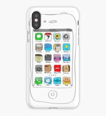 Phone illustration iPhone Case