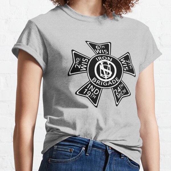 Black Hat Iron Brigade American US Civil War Classic T-Shirt