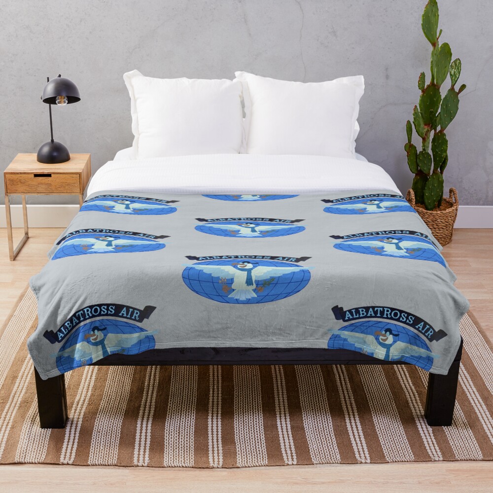"Albatross Airline!" Throw Blanket for Sale by DLPCharacterLiv Redbubble