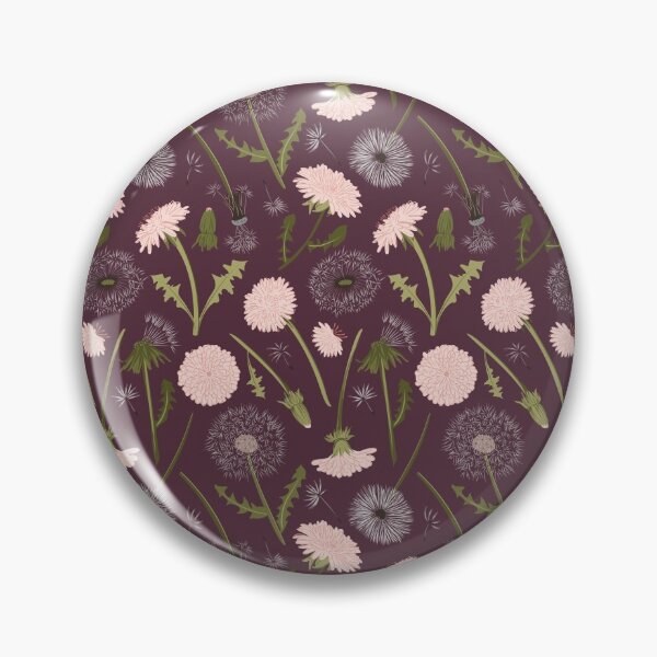 Item preview, Light Pink & Maroon Dandelions designed and sold by StudioPosies.