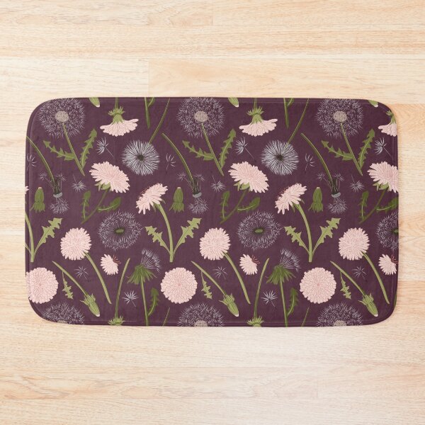 Item preview, Light Pink & Maroon Dandelions designed and sold by StudioPosies.