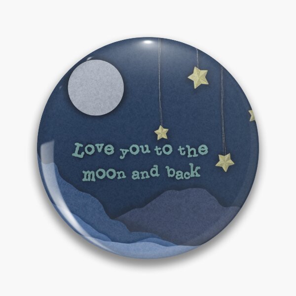Item preview, Goodnight - Love you to the moon and back. designed and sold by Pickle-Lily.