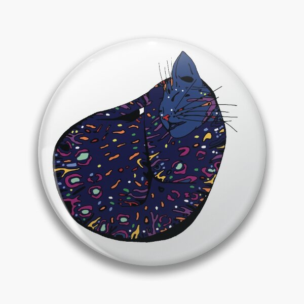 Item preview, Space Cat Drawing, line art, adult coloring page, digital art print designed and sold by LastMinuteLaura.