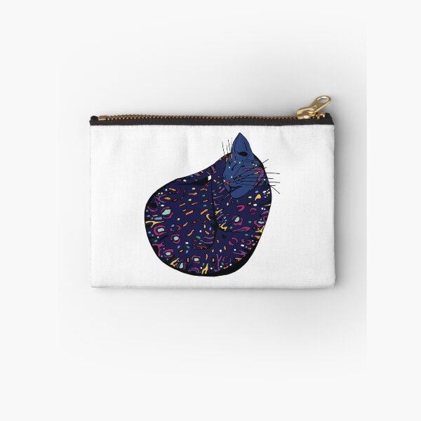 Item preview, Space Cat Drawing, line art, adult coloring page, digital art print designed and sold by LastMinuteLaura.
