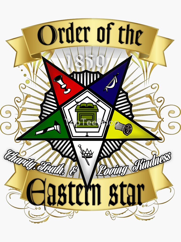 Oes Style T-Shirt Order Of The Eastern Star Freemason Oes Style T-Shirt Order Of The Eastern Star Freemason