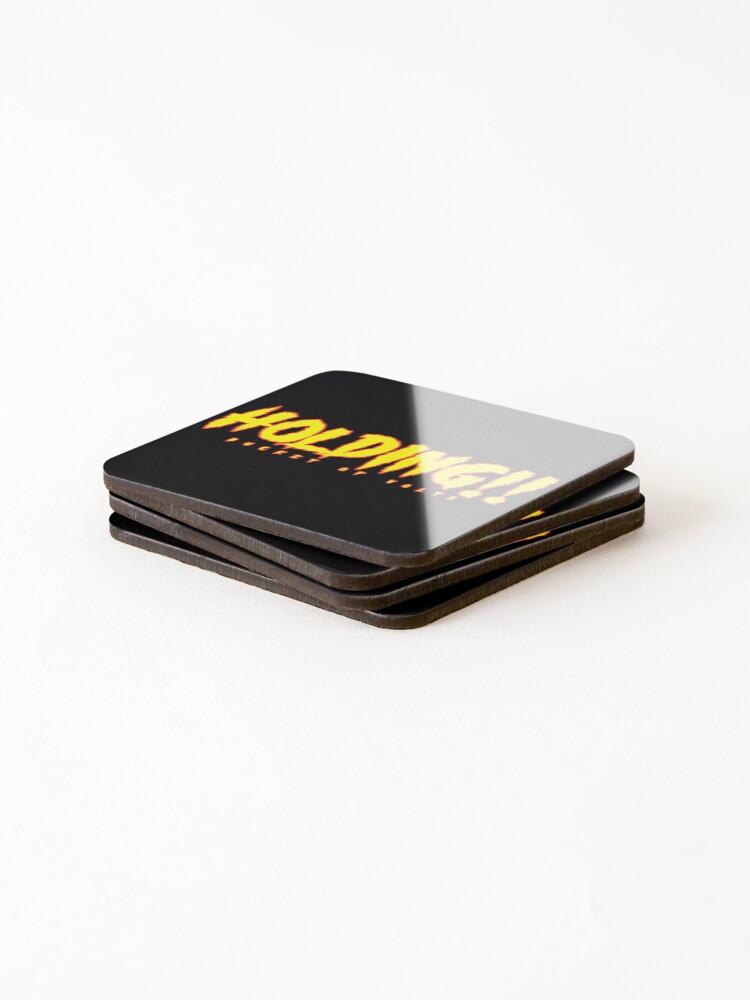 Thumbnail 4 of 5, Coasters (Set of 4), HOLDING!!!!!! designed and sold by HacknStack.