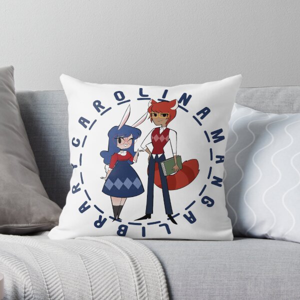 Manga Librarian Duo Formal Throw Pillow