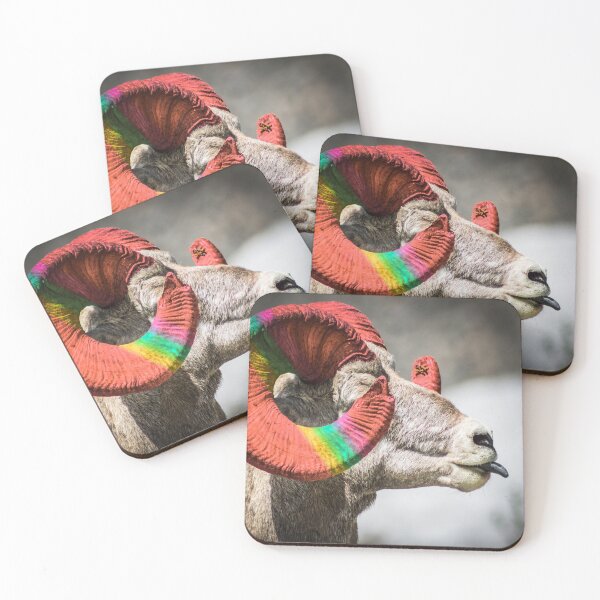 Item preview, Rainbow Bighorn Sheep designed and sold by zipzilla.