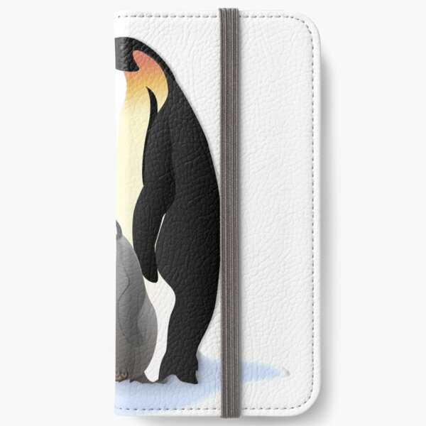 Penguin Family in Love iPhone Wallet