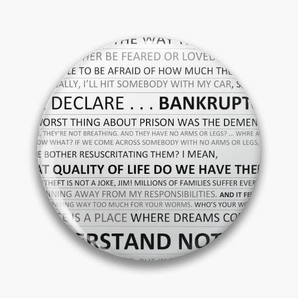 Item preview, THE US OFFICE TV SHOW QUOTES designed and sold by Amy Tompkins.