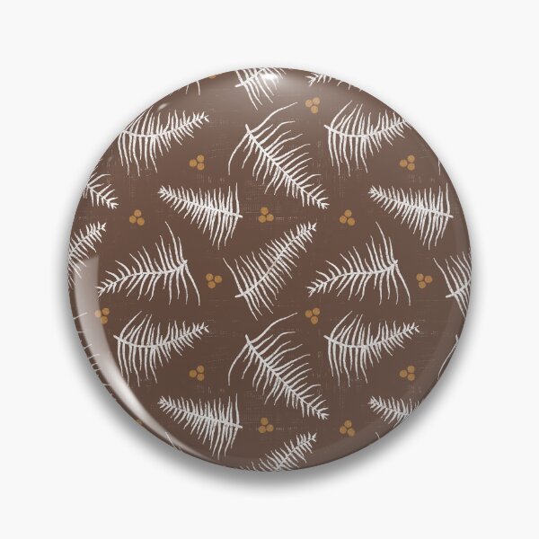 Item preview, Fall Fronds & Berries on Brown designed and sold by The Wellington Boot.