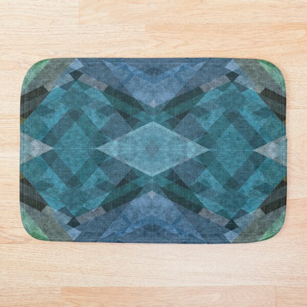 Item preview, Abstract Blue Geometric Pattern designed and sold by DonnaSiggy.