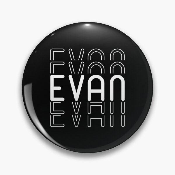 Item preview, Name Evan in Black and White Style designed and sold by Time-is-Money.