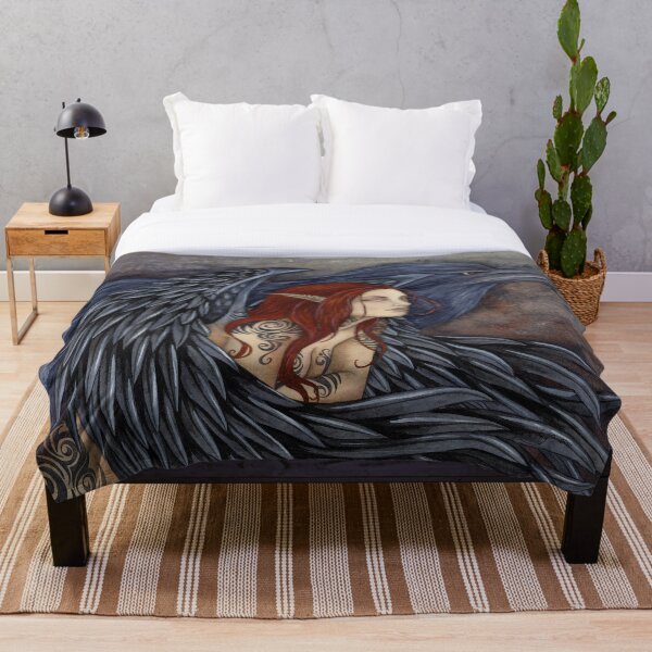 The Morrighan Throw Blanket