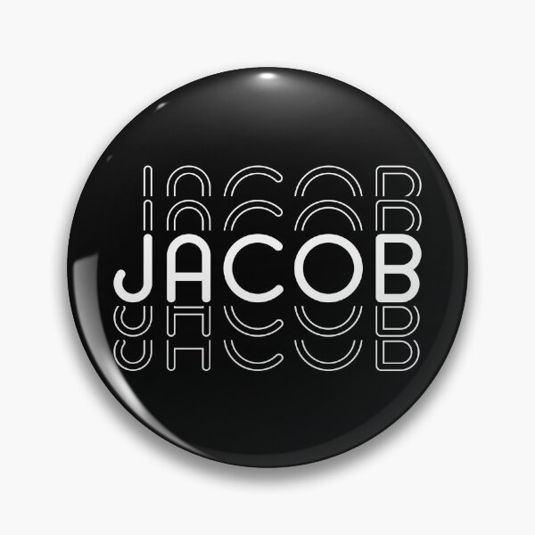 Item preview, Name Jacob in Black and White Style designed and sold by Time-is-Money.