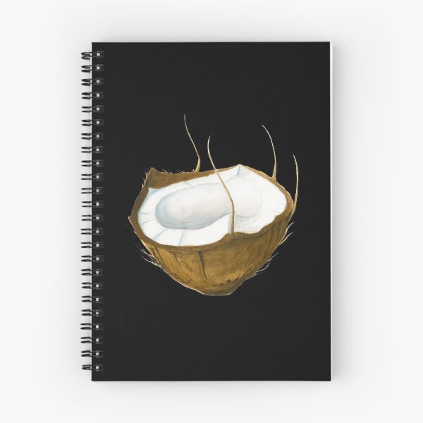 Item preview, Hand painted watercolor half of the coconut designed and sold by NataBold.