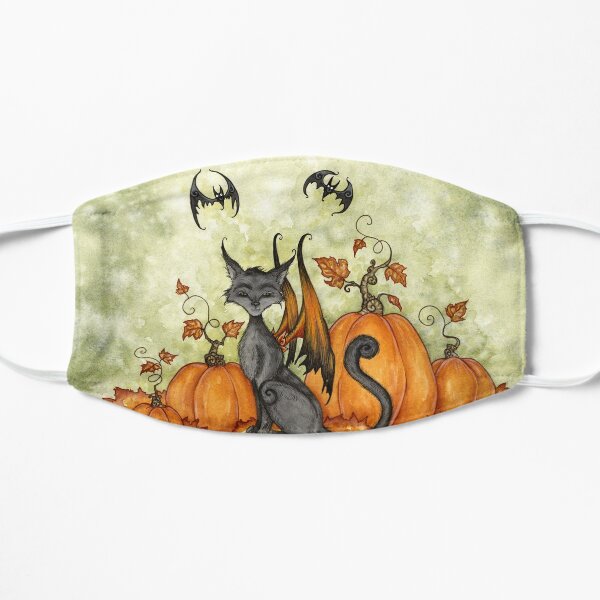 In The Pumpkin Patch Flat Mask