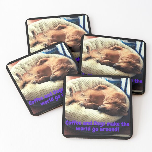 Item preview, Coffee and Dogs make the world go around designed and sold by Jillalexa.