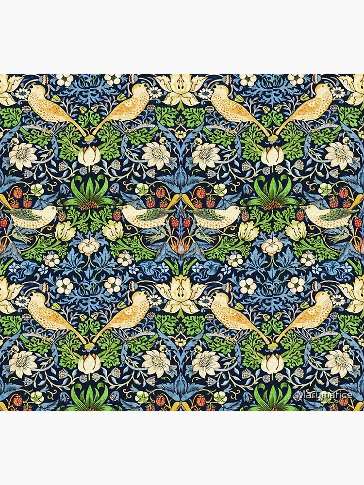 Thumbnail 5 of 5, Socks, Art Nouveau Bird and Flower Tapestry designed and sold by Marymarice.