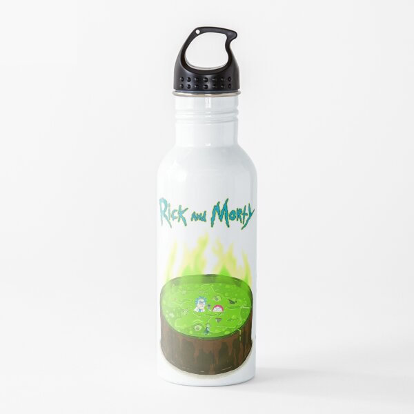 Rick and Morty in a Vat of Acid Water Bottle