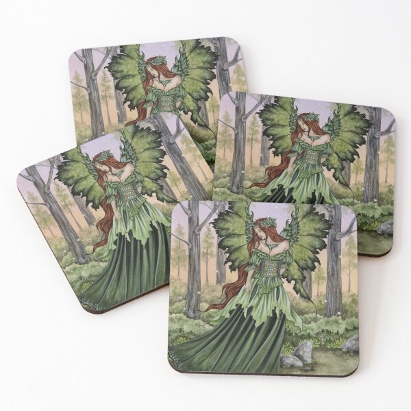 Lady of The Forest Coasters (Set of 4)