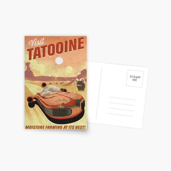 Visit Tatooine Postcard