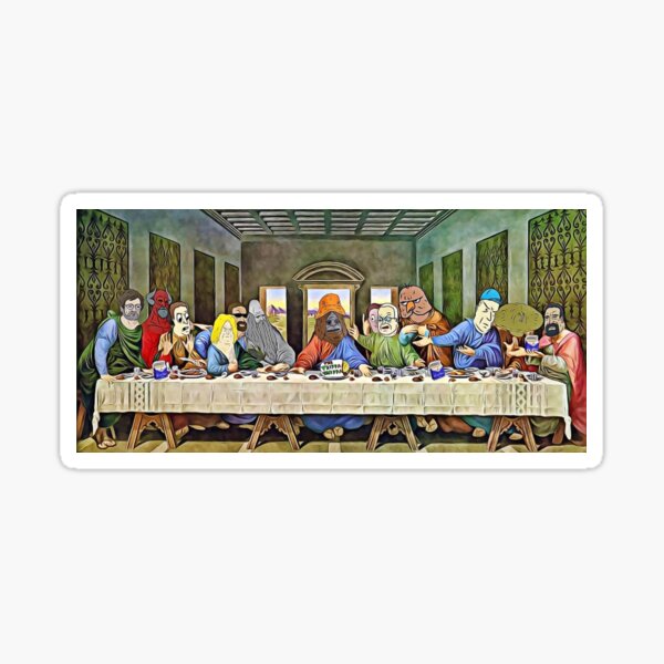 12 big lez apostles Sticker