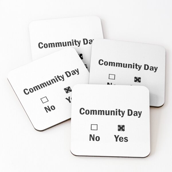Item preview, Community Day Yes or No designed and sold by crecks.
