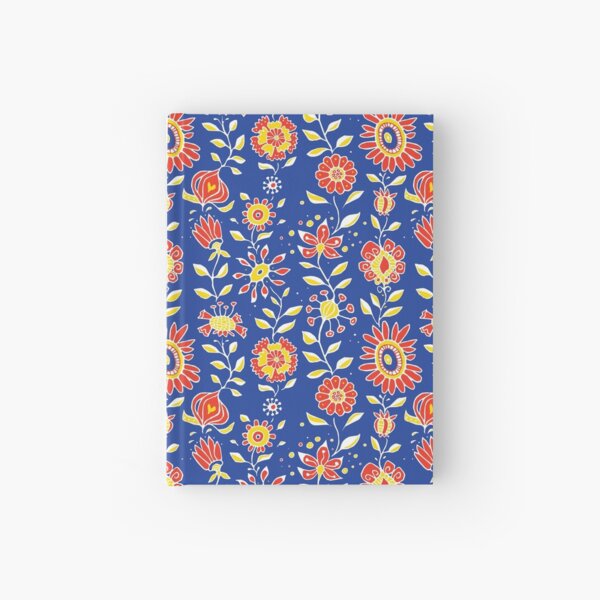 wonky wildflower waterfall ... multicolor Hardcover Journal
